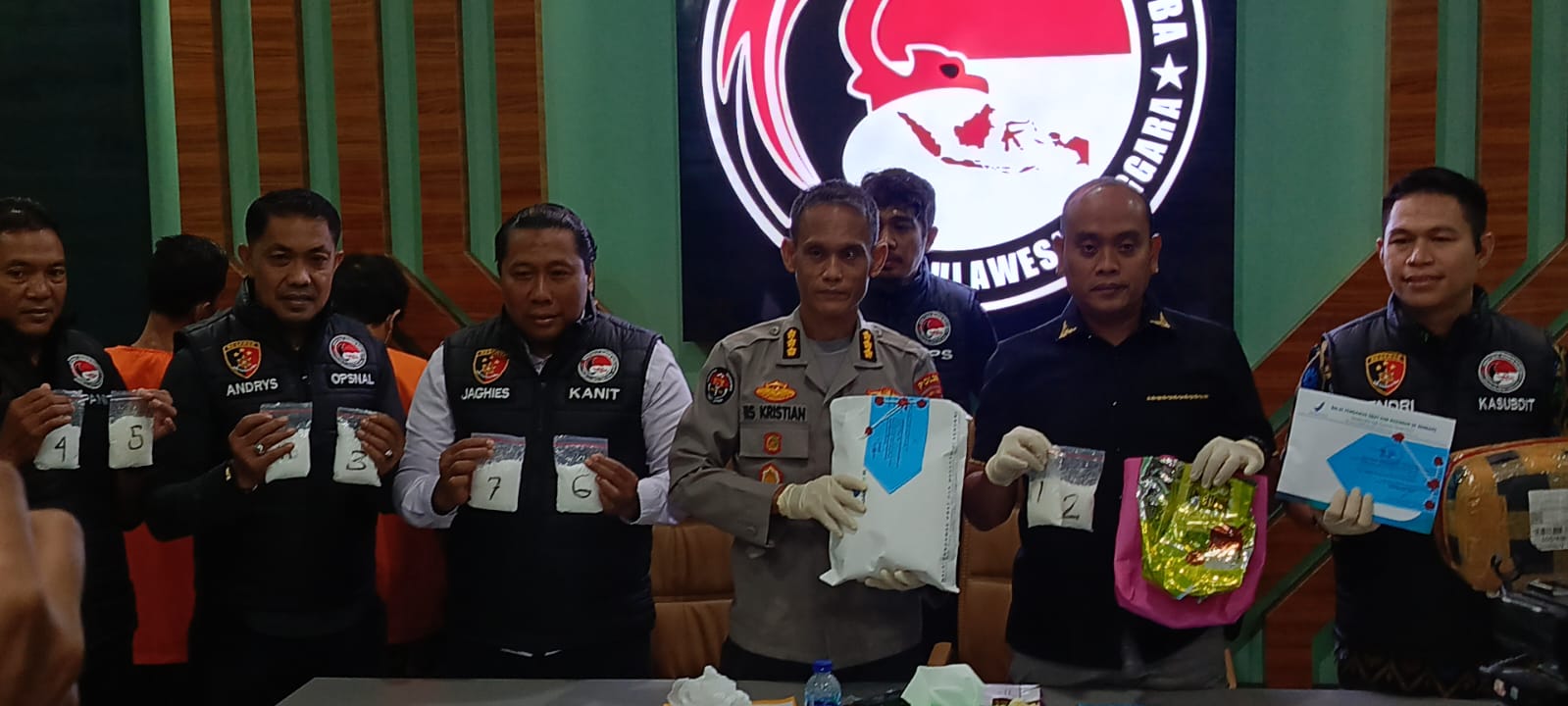 Ditresnarkoba Polda Sultra Gagalkan Peredaran Shabu Dan Ganja Di Sultra