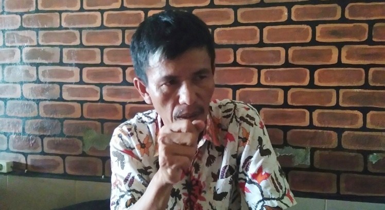 Wakil Ketua Projo Konawe, Suharajaya. (Foto: Mas Jaya/SULTRAKINI.COM)
