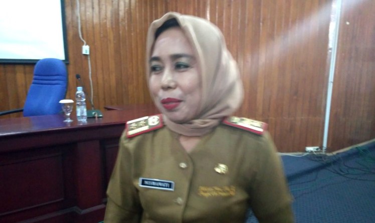 Kepala Dinas Ketahanan Pangan Kota Kendari, Nismawati. (Foto: Hasrul Tamrin/SULTRAKINI.COM)