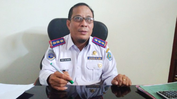 Kepala Dinas Perhubungan Kota Kendari, Muh. Ali Aksa. (Foto: Hasrul Tamrin/SULTRAKINI.COM)