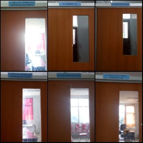 Sejumlah ruangan manajemen RSUD Muna dilantai tiga yang masih terkunci. (Foto: Arto Rasyid/SULTRAKINI.COM)