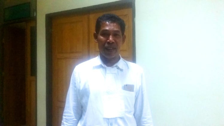 Kuasa hukum terdakwa mantan Direktur RSUD Konawe Utara (Konut), dr. Sahriman, Razak Naba, SH.,MH. (Foto: Ifal Chandra/SULTRAKINI.COM)