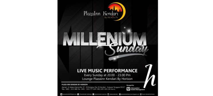 Millenium Sunday dari Selasa (17/8/2018) (Foto: Plaza Inn Hotel Kendari)