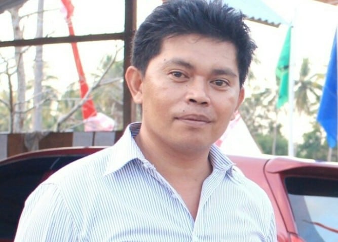 ketua KPU Buton Tengah, La Ode Nuriadin (Foto: Ali Tidar/SULTRAKINI.COM)