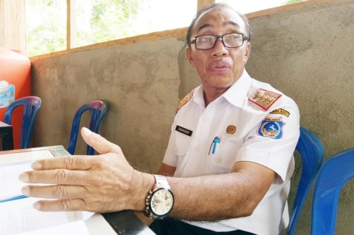 Kepala BPKAPD Zakaruddin Saga Kabupaten Mubar.(Foto: Akhir Sanjaya/SULTRAKINI.COM)