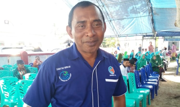 Kepala Dinas Perikanan Kabupaten Buton Tengah Muh. Rijal SE (Foto: Ali Tidar/SULTRAKINI.COM)