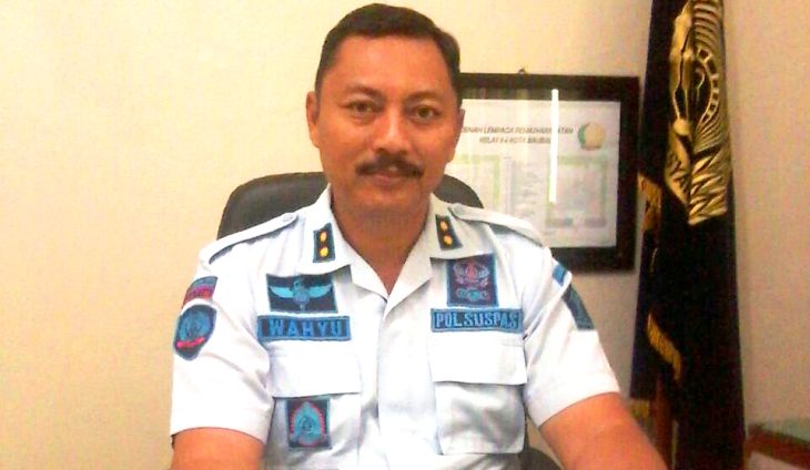 Kepala Lapas Klas IIA Baubau, Wahyu Prasetyo. (Foto: Zarmin/SULTRAKINI.COM)