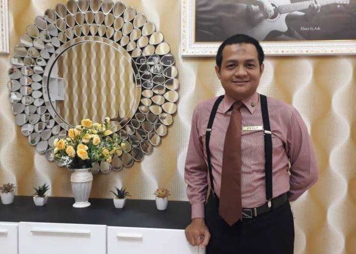 General Manager Fortune Fortone Hotel Kendari, Zasly Perdana Kusuma, (Foto: Rifin/SULTRAKINI.COM)