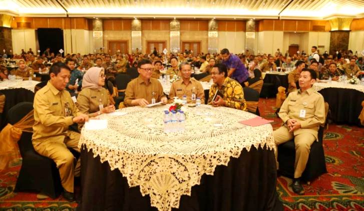 Rapat Koordinasi Nasional Kepala Badan Perencanaan Daerah Seluruh Indonesia Tahun 2018 di Jakarta, Senin (8/10/2018). (Foto: Kemendagri)