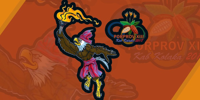 Logo dna maskot Porprov Sultra. (Foto: Dok.SULTRAKINI.COM)