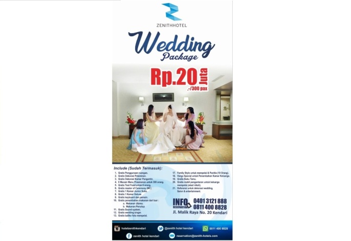 Paket Wedding Zenith Hotel Kendari