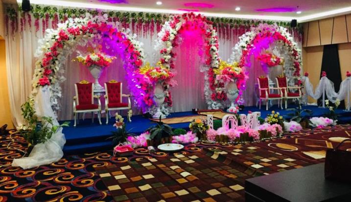 Salah satu model dekorasi wedding di Zenith Hotel Kendari. (Foto: Zenith Hotel Kendari)
