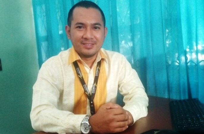 Kepala Bank Sultra Cabang Buteng, Athank Eko Prasakti. (Foto: Ali Tidar/SULTRAKINI.COM).