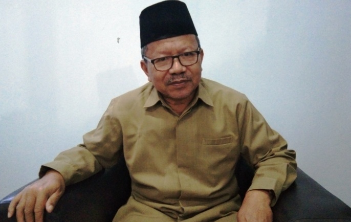 Kepala Bidang Urusan Haji dan Umrah Kanwil Kemenag Sultra, H. La Maidu. (Foto: La Niati/SULTRAKINI.COM).