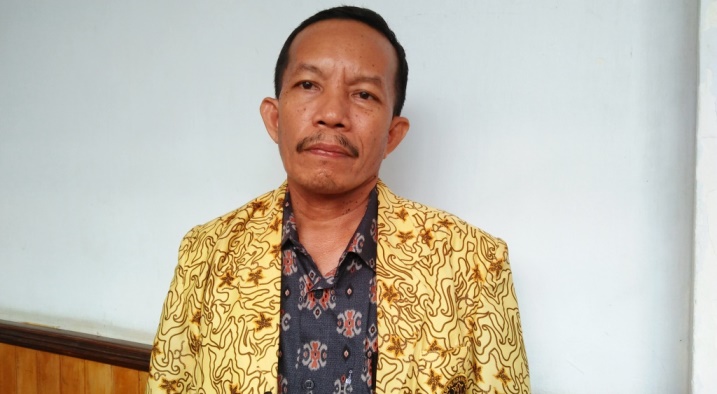 Ketua Panitia Raker APSI Kota Kendari, Asmuddin. (Foto: Nely/SULTRAKINI.COM)