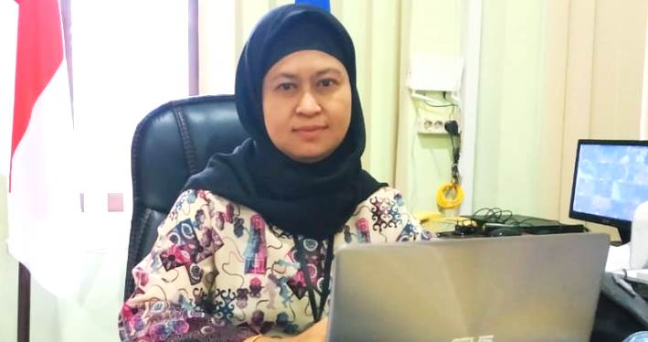 Kepala Kantor Bahasa Sultra, Sandra Safitri Hanan. (Foto: Intan Juwita/SULTRAKINI.COM)