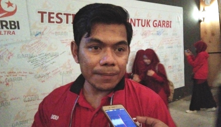 Ketua Garbi Sultra, Tumaruddin. (Foto: La Niati/SULTRAKINI.COM)