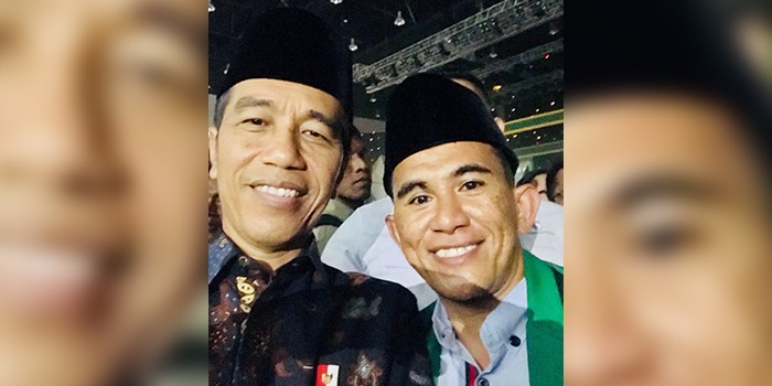 Dato Mail Saleh saat bersama Jokowi. (Foto: Istimewa)