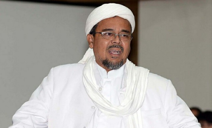 Imam Besar Front Pembela Islam (FPI), Habib Rizieq Shihab. (Foto: Istimewa).