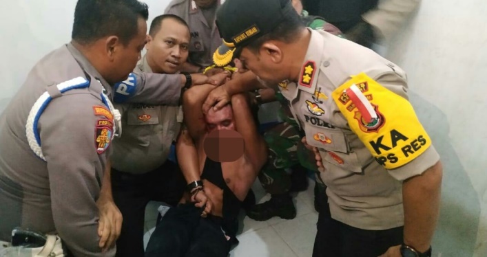 AP akhirnya tertangkap oleh tim gabungan TNI-Polri. (Foto. Istimewa)