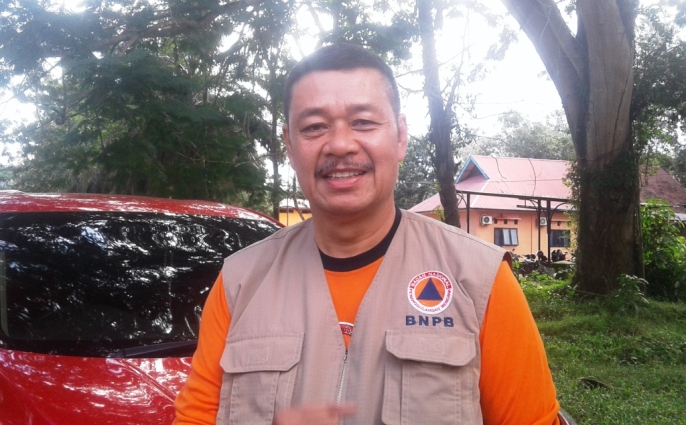 Kepala Pelaksana Badan Penanggulangan Bencana Daerah (BPBD) Kabupaten Konawe, Amaeruddin. (Foto: Ulul Azmi/SULTRAKINI.COM)