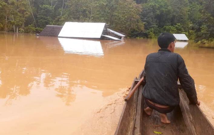 Salah satu wilayah terdampak banjir di Konawe. (Foto: Istimewa)
