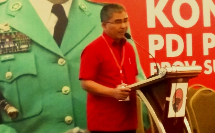 Ketua DPD PDIP Sultra, Abu Hasan (Foto: La Niati/SULTRAKINI.COM)