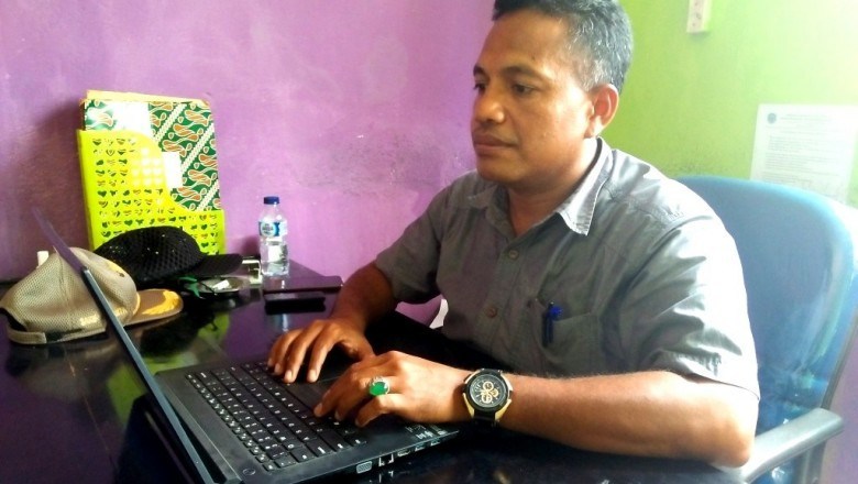 Kepala Bidang SDM dan Diklat BKD Buteng, Sarifuddin Fanta. (Foto: Ali Tidar/SULTRAKINI.COM)