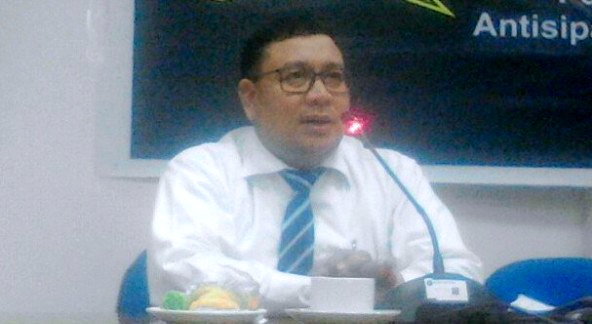 Kepala Tim Sistem Pembayaran dan Pengedaran Uang Rupiah KPwBI Sultra, Irfan Farulian. (Foto: Wa Rifin/SULTRAKINI.COM)