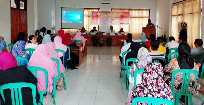 Rapat Rapat Pelaksanaan Penyaluran BPNT Kota Kendari, Jumat (4/10/2019). (Foto: Hasrul Tamrin/SULTRAKINI.COM)