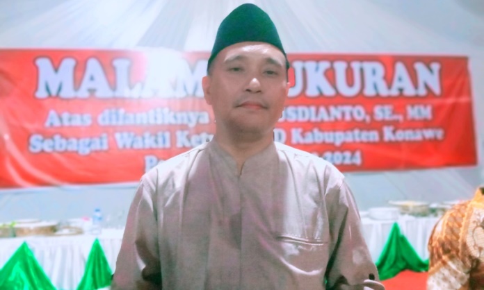 Wakil Ketua DPRD Konawe periode 2019-2024, Rusdianto. (Foto: Ulul Azmi/SULTRAKINI.COM)