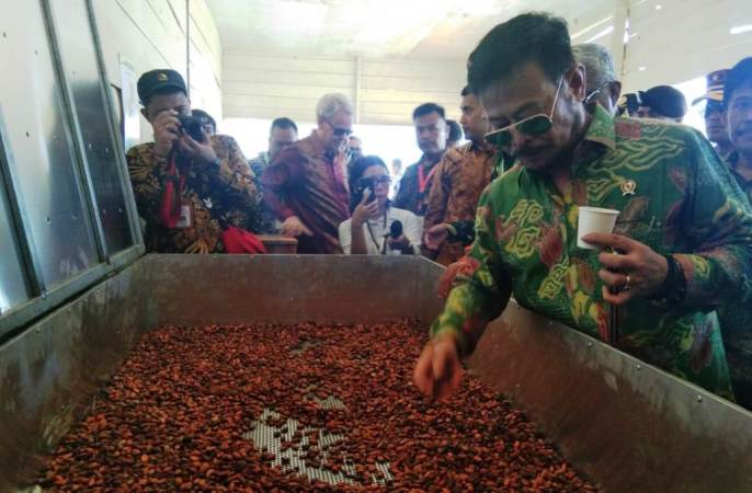 Menteri Pertanian, Syahrul Yasin Limpo. (Foto: La Niati/SULTRAKINI.COM).