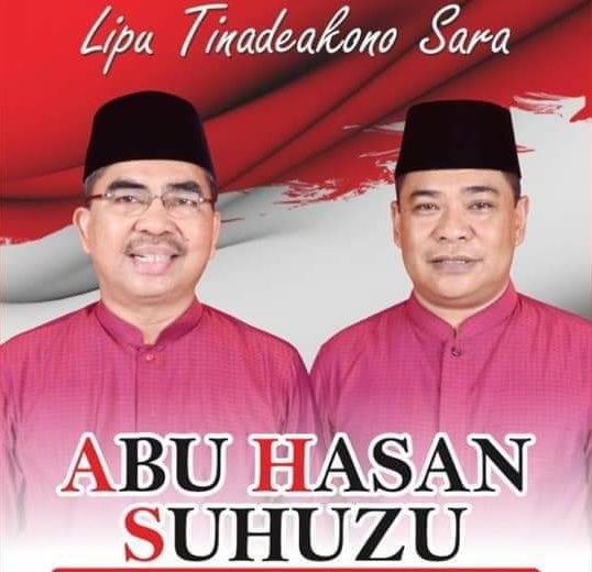 Pasangan calon Bupati dan Wakil Bupati Butur, Abu Hasan-Suhuzu (Foto: Ist)