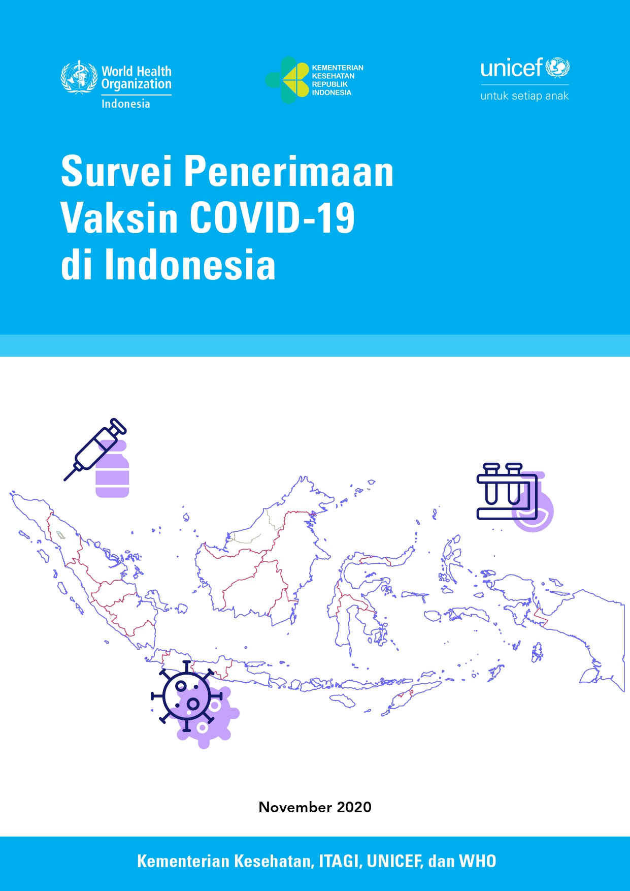Survei penerimaan vaksin Covid-19 di Indonesia (Foto: Ist) ﻿