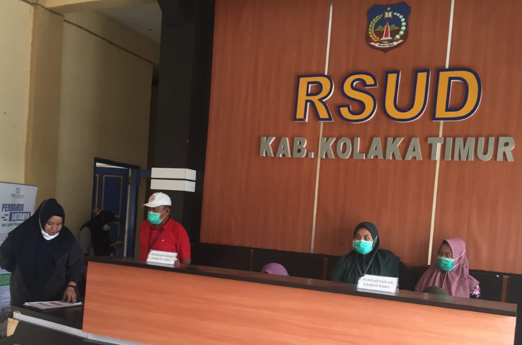 Wakil Bupati, Andi Merya Nur saat melakukan sidak di RSUD Koltim (Hasrianty/SULTRAKINI.COM)