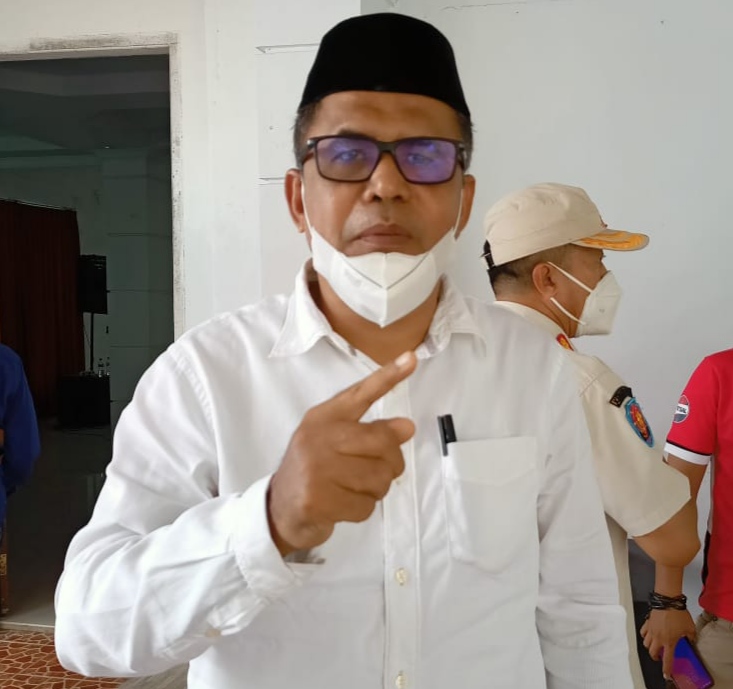 Kepala Dinas Pendidikan dan Kebudayaan Kabupaten Muna, Ashar Dulu, (Foto: LM Nur Alim/SULTRAKINI.COM)