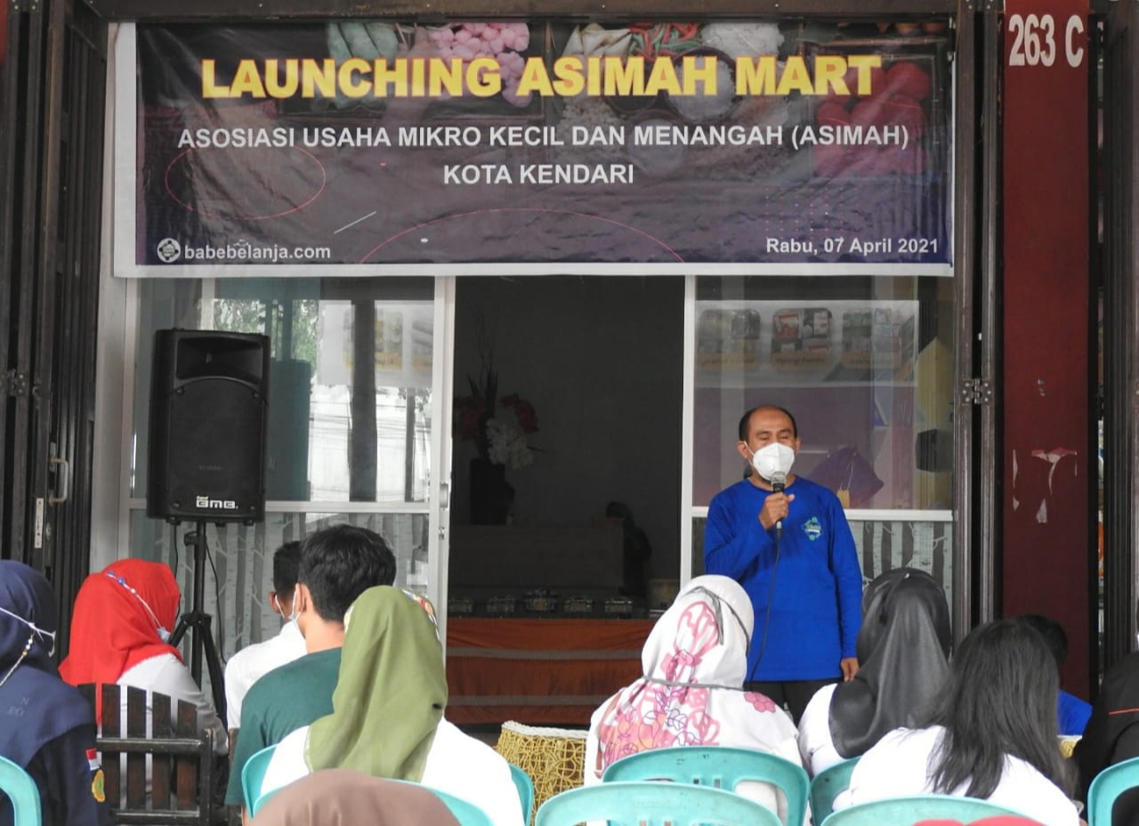 Peluncuran ASIMAH Mart di Sekretariat ASIMAH Kendari di Jalan Sao-sao, Kadia, (Foto: Ist)