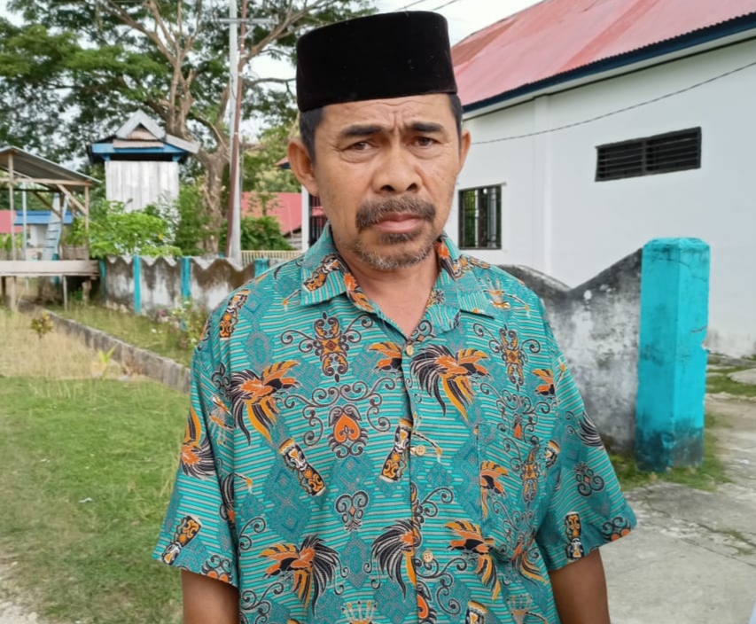 Ketua LPM Desa Lasalepa, La Ode Bau yang dipecat Pj Kepala Desa La Salepa, (Foto: LM Nur Alim/SULTRAKINI.COM)  
