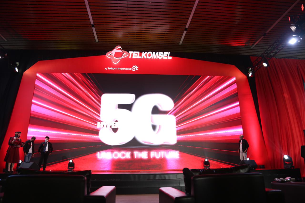 Peluncuran jaringan Telkomsel 5G (Foto: Ist)