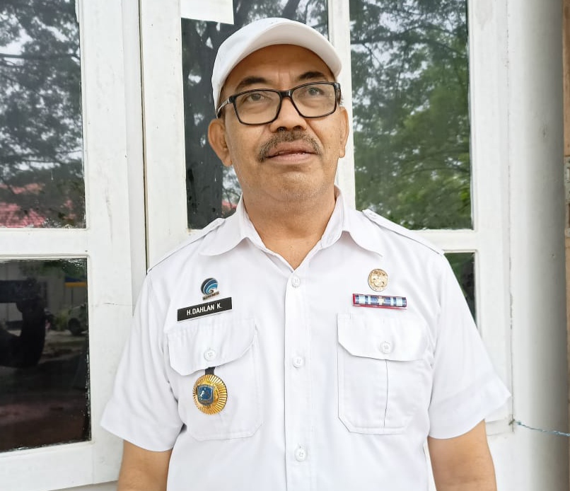 Plt Kepala BPBD Muna, Dahlan Kalega yang ditunjuk oleh Bupati Muna, (Foto : LM Nur Alim/SULTRAKINI.COM)