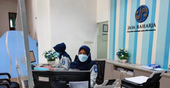 Pelayanan di Kantor Cabang PT Jasa Raharja wilayah Sultra, (Foto: Dok. Ist)