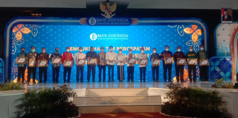 Pertemuan Tahun Bank Indonesia 2021 (Foto: Wa Rifin/SULTRAKINI.COM)