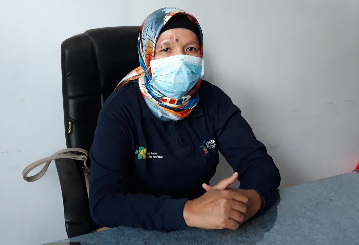 Kepala Bidang Pencegahan dan Pengendalian Penyakit Dinas Kesehatan Kota Baubau, Marfiah. (Foto: Aisyah Welina/SULTRAKINI.COM) ﻿