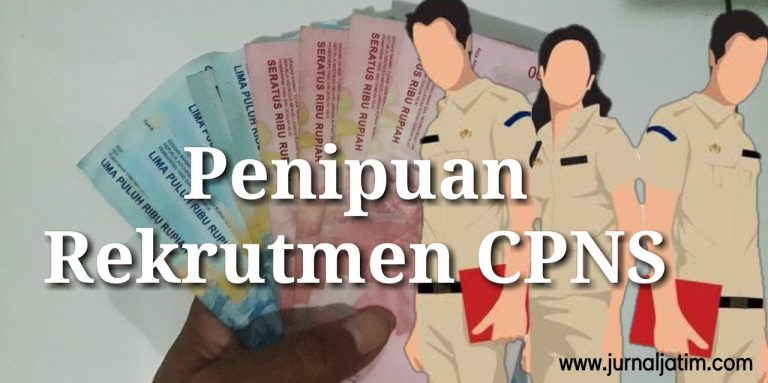Ilutrasi penipuan rekrutmen CPNS. (Sumber: Dok. Jurnaljatim.com)