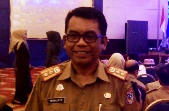 Kepala Badan Kepegawaian Pendidikan dan Pelatihan (BKPP) Muna Barat, La Ode Mahajaya. (Foto: Hasan Jufri/SULTRAKINI.COM) ﻿