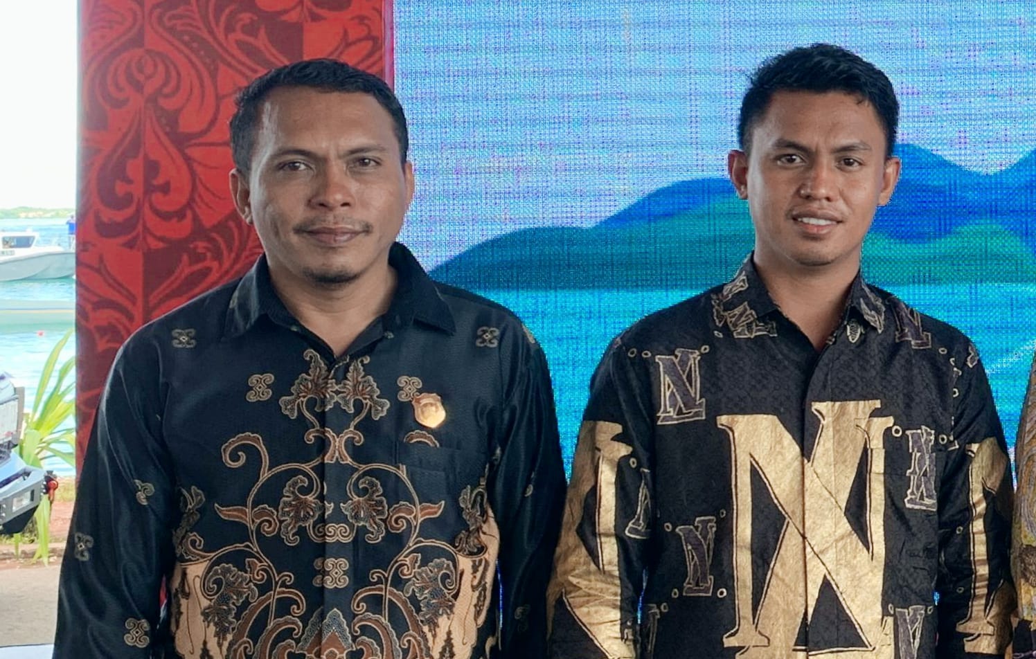 Wakil Ketua II DPRD Wakatobi La Ode Nasrullah dan Ketua Komisi I DPRD Wakatobi, Arman Alini. (Foto: Ist)
