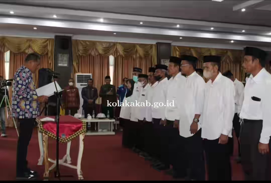 Pengukuhan pengurus Kontak Tani Nelayan Andalan (KTNA) Kabupaten Kolaka, Jumat (10 Juni 2022). (Foto: Dok.Pemkab Kolaka)