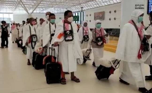 Rombongan jamaah Calon Haji Indonesia tiba di Mekkah (Foto: Ist)