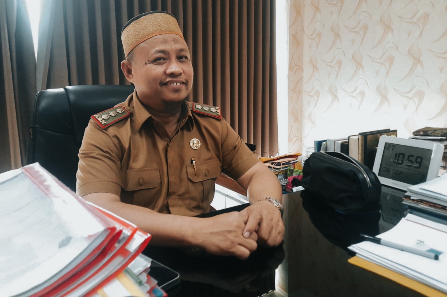 Direktur RSUD Kota Kendari dr. Sukirman (Foto: La Niati/SULTRAKINI.COM)