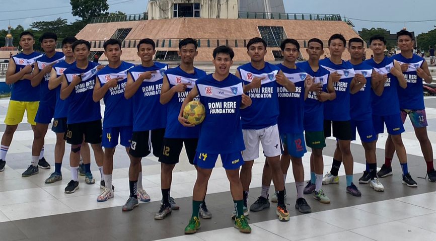 Skuad Tim Futsal Kota Kendari yang akan berlaga pada Porprov 2022 di Kota Baubau. (Foto: Ist)